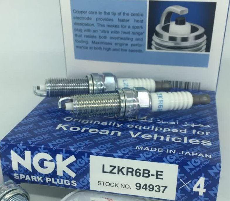 شمع یورو4  معمولی   NGK E10- طرح- جعبه آبی.مدل  94937 LZKR6B-E